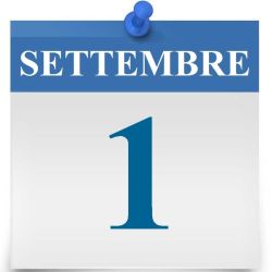È arrivato il 1 settembre